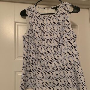Banana Republic peplum top (S)